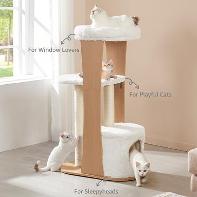 Show full view: beeNbkks Modern Furniture Style Cat Tree & Condo slide 3 of 8