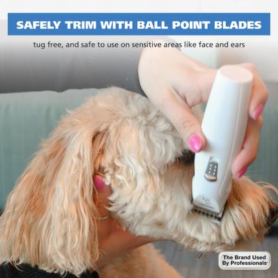 Show full view: Wahl Yelp-Free Trimmer Dog Clipper, White/Silver slide 9 of 11