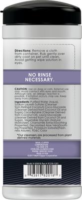 Show full view: Wahl Refresh Large Lavender Chamomile Dog Cleaning Wipes, White/Black/Lavender slide 3 of 5