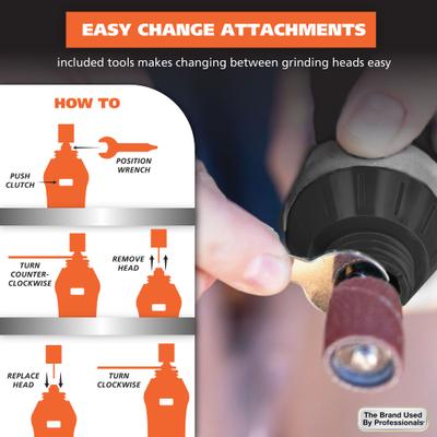 Show full view: Wahl Dog Nail Grinder, Black/Grey slide 9 of 11