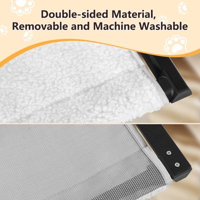 Show full view: SMONTER Clamp-On Foldable Cat Bed, Grey slide 6 of 10