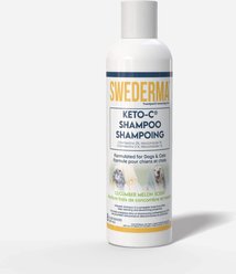 Swederma Keto-C Dog & Cat Shampoo, Cucumber Melon Scent, White, 8-fl oz bottle