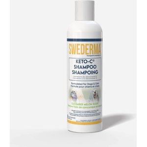 Swederma Keto-C Dog & Cat Shampoo, Cucumber Melon Scent, White, 8-fl oz bottle
