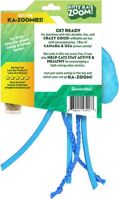 Show full view: Kitty Ka-Zoom Zoomie Jelly Fish Refillable Catnip Cat Toy with Catnip slide 5 of 5