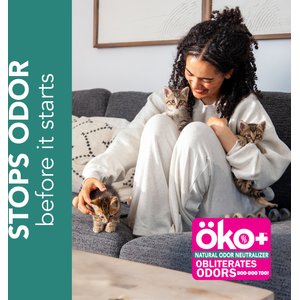 Okocat Multi-Cat Premium Clumping Wood Unscented Cat Litter, 26-lb bag