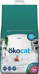 Okocat Multi-Cat Premium Clumping Wood Unscented Cat Litter, 12.6-lb bag