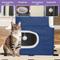 Show in main carousel: Wooflex Cat Cube 2-Level Indoor Cat Condo, Blue slide 5 of 10