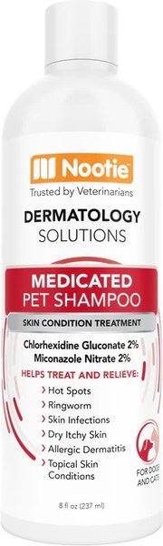 Show full view: Nootie Medicated Antimicrobial Dog Shampoo, 8-fl oz bottle slide 1 of 6