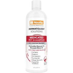 Nootie Medicated Antimicrobial Dog Shampoo, 8-fl oz bottle
