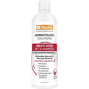 Nootie Medicated Antimicrobial Dog Shampoo, 8-fl oz bottle