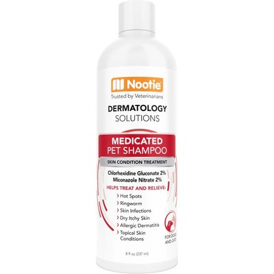 Nootie Nootie Medicated Antimicrobial Dog Shampoo, 8-fl oz bottle