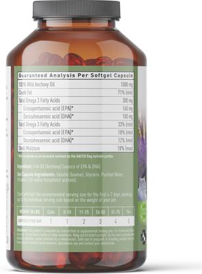 Show full view: Strawfield Pets Omega-3 Soft Gels Supplement for Dogs & Cats, 250 count slide 10 of 10