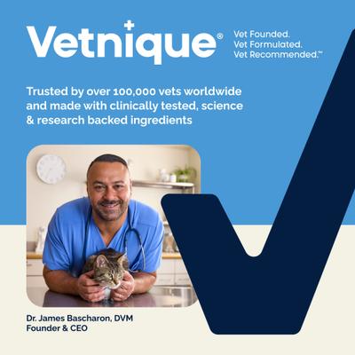 Show full view: Vetnique Labs Glandex Feline Anal Gland Support Probiotic & Digestion Tuna Flavored Powder Supplement for Cats, 4-oz jar slide 9 of 12