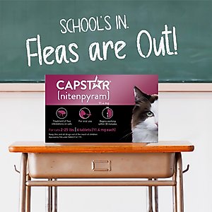 Capstar Flea Oral Treatment for Cats, 2-25 lbs, 6 Tablets