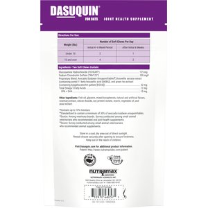 Nutramax Dasuquin Hip & Joint Soft Chews Joint Supplement for Cats, 84 count