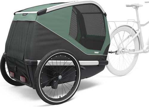 Show full view: Thule Bexey Dog Bike Trailer, Hazy Green, Large slide 8 of 9