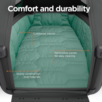 Show full view: Thule Bexey Dog Bike Trailer, Hazy Green, Large slide 2 of 9