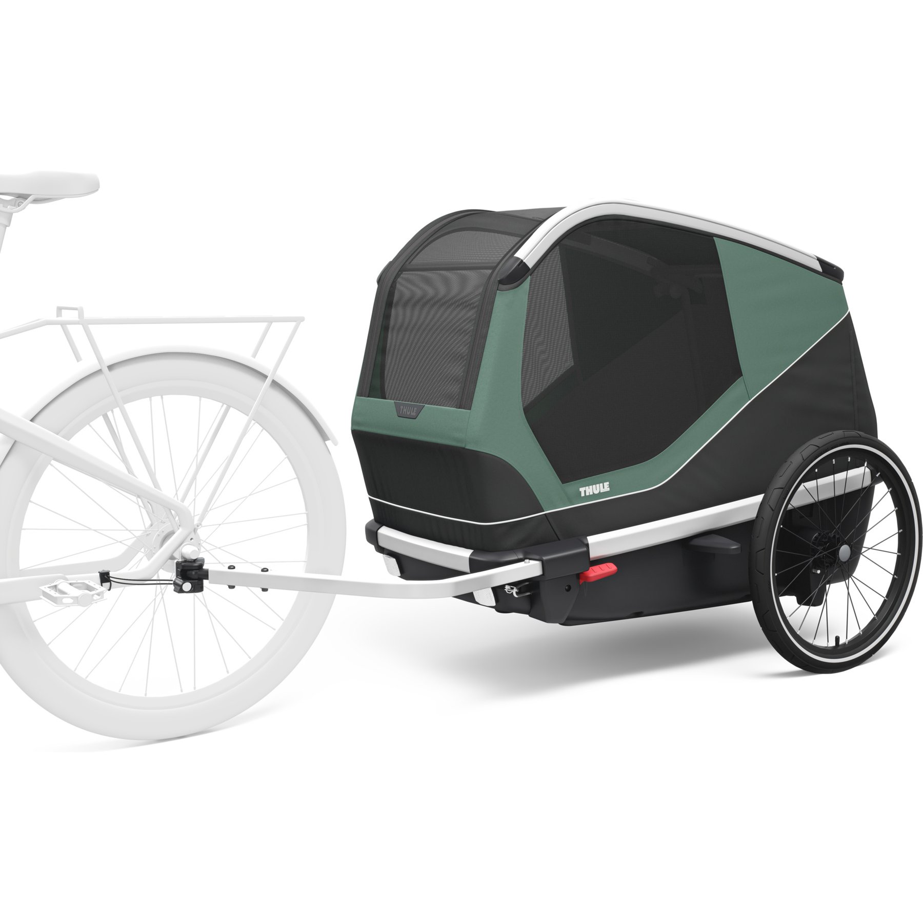 Thule Bexey Dog Bike Trailer, Hazy Green, Large