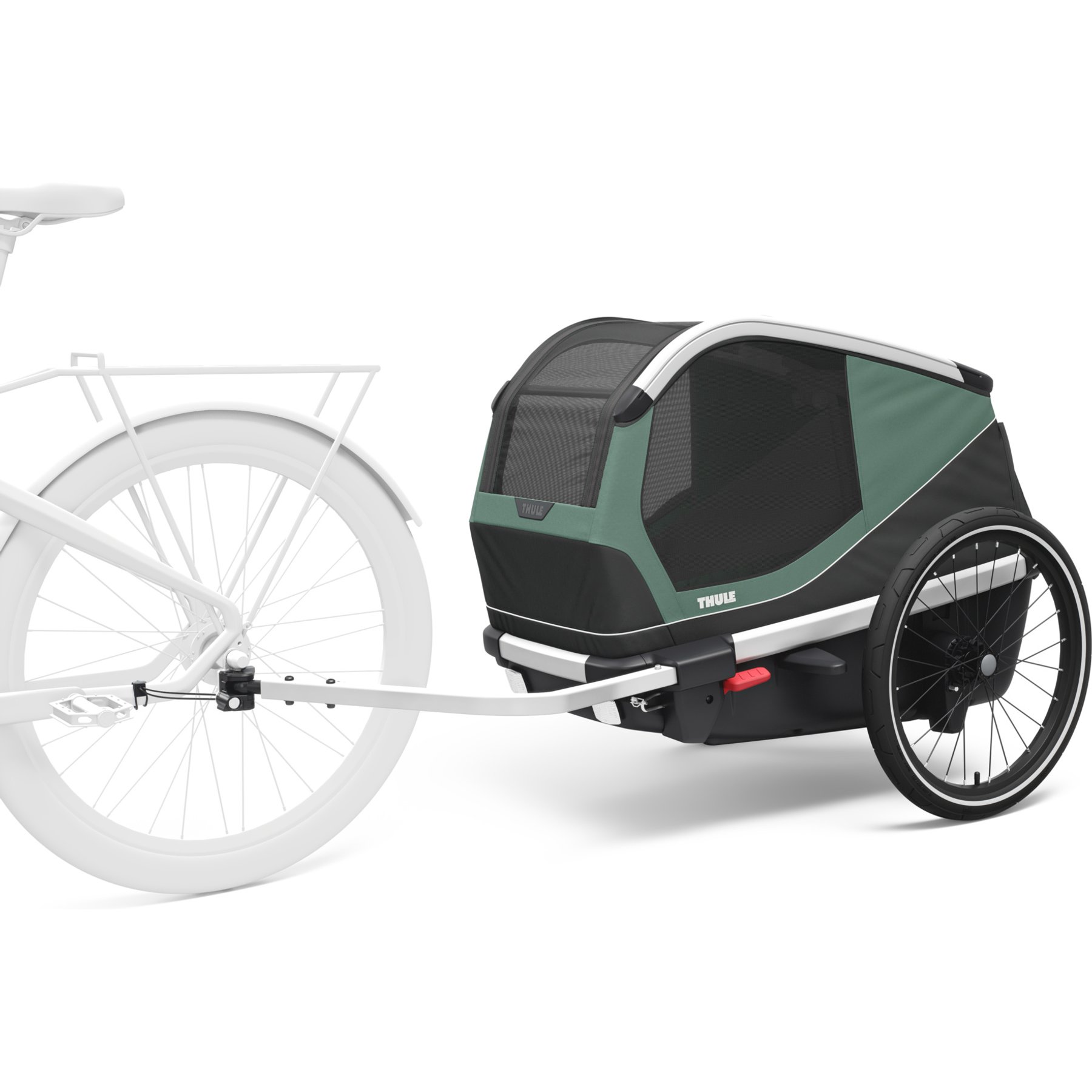 Thule Bexey Dog Bike Trailer, Hazy Green, Medium