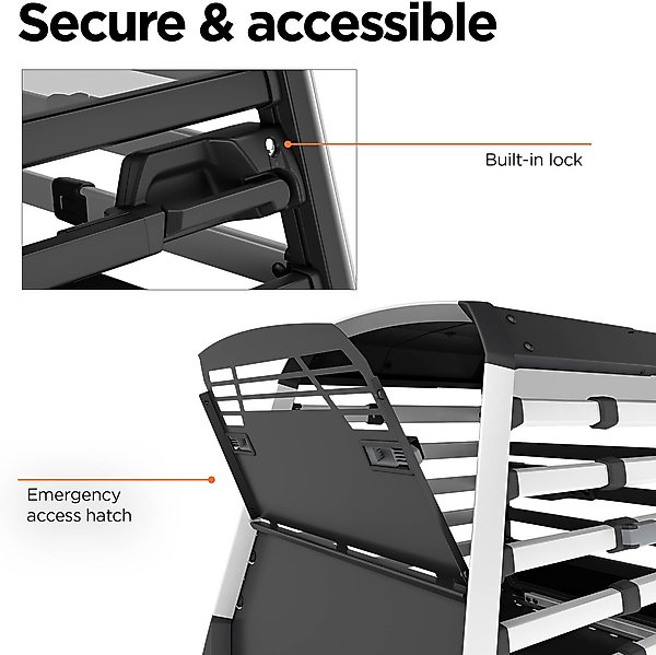 Thule Allax Dog Crate, Black/Silver