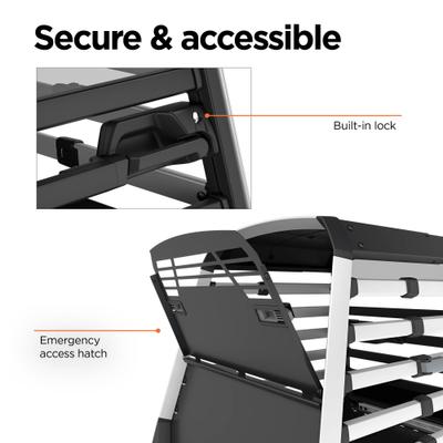 Show full view: Thule Allax Dog Crate, Black/Silver, Large slide 4 of 10