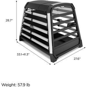 Thule Allax Dog Crate, Black/Silver, X-Large