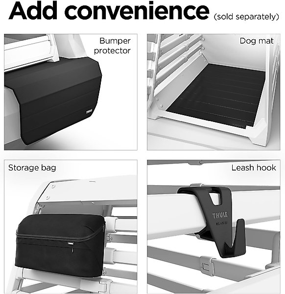 Show full view: Thule Allax Dog Crate, Black/Silver, Large slide 5 of 10
