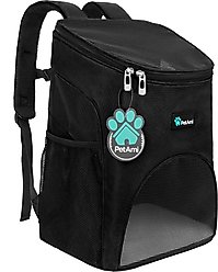 PetAmi Premium Backpack Dog & Cat Carrier, Black