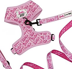 Sassy Woof Malibu Dog Harness & Leash, Pink, X-Large: 24 to 35-in chest
