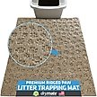 Show in main carousel: Drymate Premium Debossed Paw Cat Litter Trapping Mat, Taupe, X-Large, 28-in x 34-in slide 1 of 10