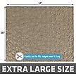 Show in main carousel: Drymate Premium Debossed Paw Cat Litter Trapping Mat, Taupe, X-Large, 28-in x 34-in slide 5 of 10