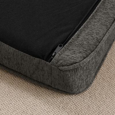 Show full view: Cesicia Rectangular Furniture Style Sofa Dog Bed, 55-in, Dark Gray slide 6 of 7