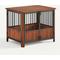 Show in main carousel: Cesicia Fluted Wood Double Door Design Furniture Style Dog Crate, Walnut, 31.5 inch slide 1 of 6