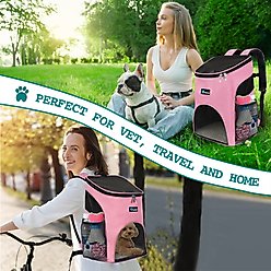 PetAmi Premium Backpack Dog & Cat Carrier, Pink slide 2 of 8