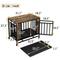 Show in main carousel: Cesicia Single Door Furniture Style Dog Crate with Tray, Vintage Wooden, 32.5 inch slide 7 of 7