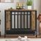 Show in main carousel: Cesicia Single Door Furniture Style Dog Crate with Tray, Vintage Wooden, 32.5 inch slide 4 of 7