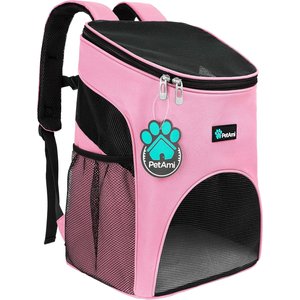 PetAmi Premium Backpack Dog & Cat Carrier, Pink