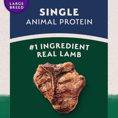 Show full view: Natural Balance L.I.D. Limited Ingredient Diets Lamb & Brown Rice Formula Large Breed Dry Dog Food, 12-lb bag slide 6 of 11