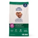 Natural Balance Limited Ingredient Lamb & Brown Rice Small Breed Bites Recipe Dry Dog Food, 4-lb bag
