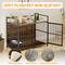 Show in main carousel: Cesicia Single Door Furniture Style Dog Crate with Cushion & Bowls, Black, 41 inch slide 6 of 7