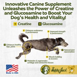 Happy Jack Flexenhance Hip & Joint Supplement with Glucosamine & Green Lipped Mussel for Dogs, 80 count slide 2 of 9