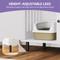Show in main carousel: Wooflex Hidden Charging & Feeding Station Cat Litter Box Furniture Cabinet with Shelves & Condo, White slide 5 of 10