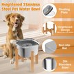 Show in main carousel: UPSKY Elevated Stainless Steel Dog Water Bowl with Stand, 3-l slide 3 of 6