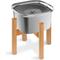 Show in main carousel: UPSKY Elevated Stainless Steel Dog Water Bowl with Stand, 3-l slide 1 of 7
