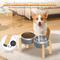 Show in main carousel: UPSKY Elevated Stainless Steel Dog Bowls with Wooden Stand, 27-oz slide 7 of 7