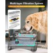 Show in main carousel: UPSKY Elevated 4 Heights Adjustable Stainless Steel Dog & Cat Water Fountain with Dispenser, Ultra-Quiet Pump & 2 Replacement Filters, Black, 2.25-gal slide 5 of 9