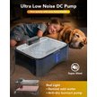 Show in main carousel: UPSKY Elevated 4 Heights Adjustable Stainless Steel Dog & Cat Water Fountain with Dispenser, Ultra-Quiet Pump & 2 Replacement Filters, Black, 2.25-gal slide 7 of 9