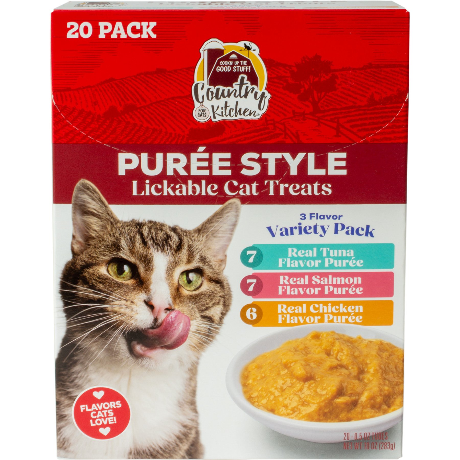 Country Kitchen Combo Liquid Puree Lickable Cat Treats 0.5-oz tube, 20 count