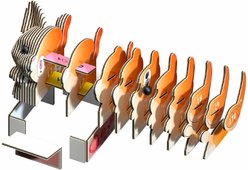 Eugy Cat Pumpkin 3D Puzzle slide 2 of 3