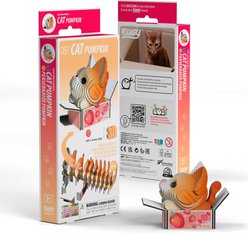 Eugy Cat Pumpkin 3D Puzzle